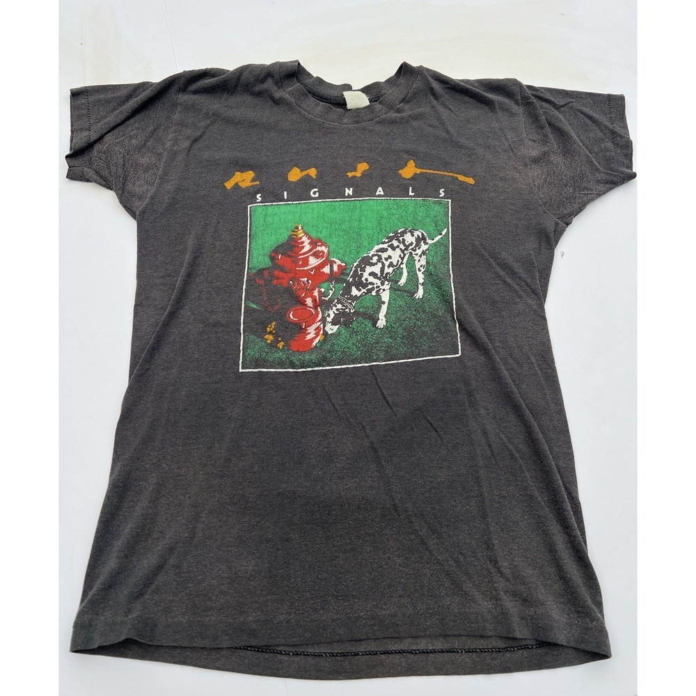 Vintage 1982 Rush Signals Tour T Shirt Rosemont Horizon Chicago USA Medium